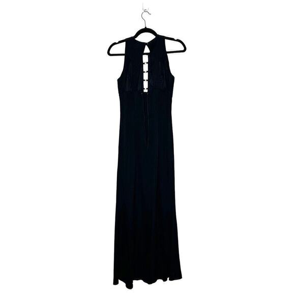Jessica McClintock Gunne Sax Maxi Dress Women's Black Size 5/6 - Picture 3 of 6